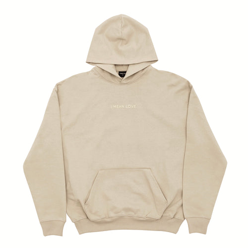 O/S DESERT BEIGE HOODIE