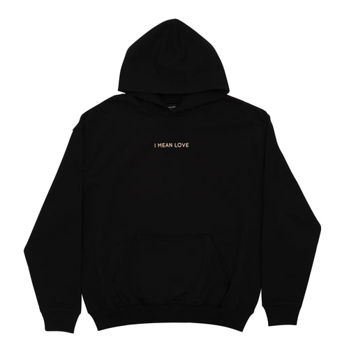 O/S NIGHT BLACK HOODIE