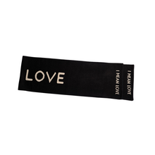 Load image into Gallery viewer, BLACK/beige SCARF