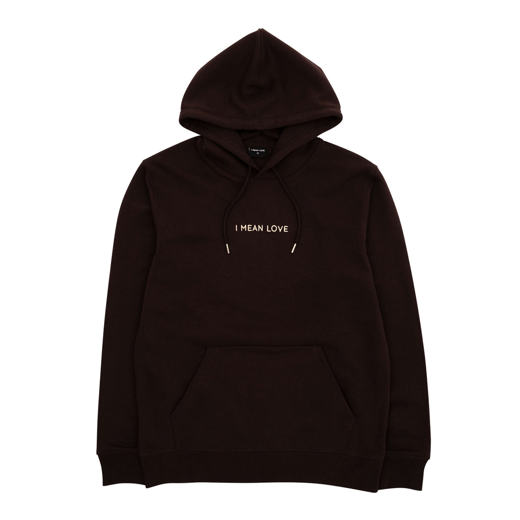CHOCOLATE BROWN HOODIE